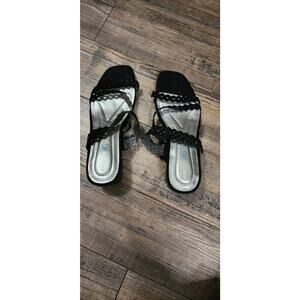 Andrew Gellar Vinnie Sandal Black Strappy Womens Size 8M New No Box. Box37